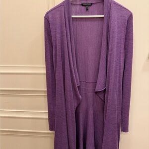 Eileen Fisher Women's Purple Cardigan